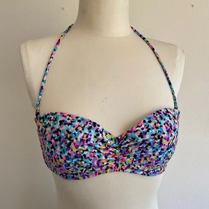Victoria’s Secret Confetti Bandeau Bikini Top